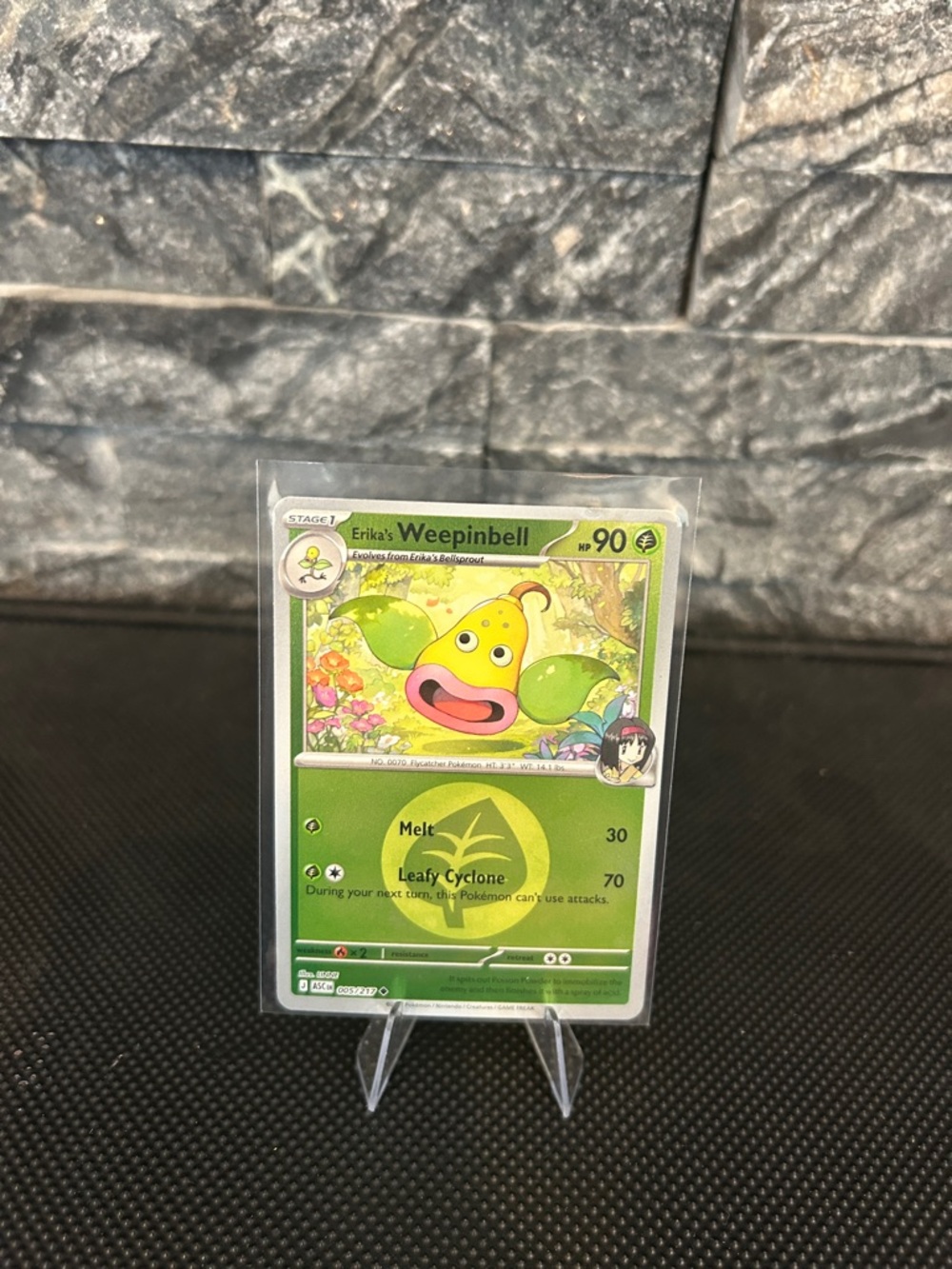 Pokemon‎ Erika’s Weepinbell 005/217 Reverse Holo Rare from Ascended Heroes Set